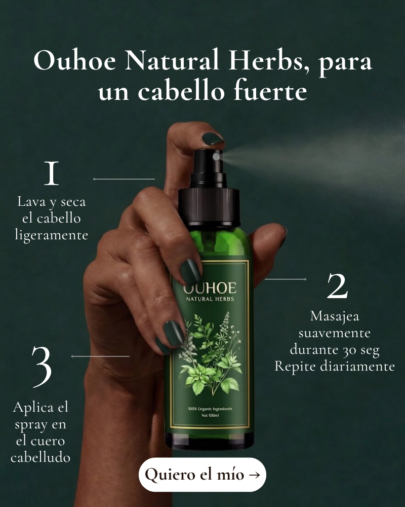 OUHOE Natural Herbs — Activador de Crecimiento Capilar - 100 ML
